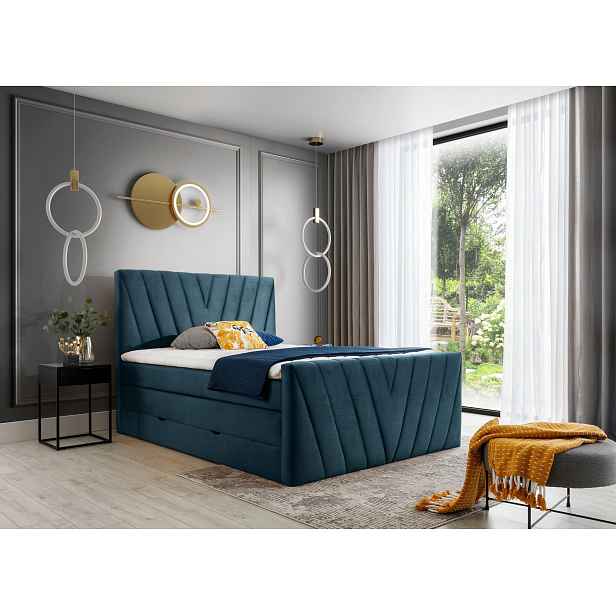 Boxspring Candice Rozměr: 180 x 200 cm, látka: Nube 40