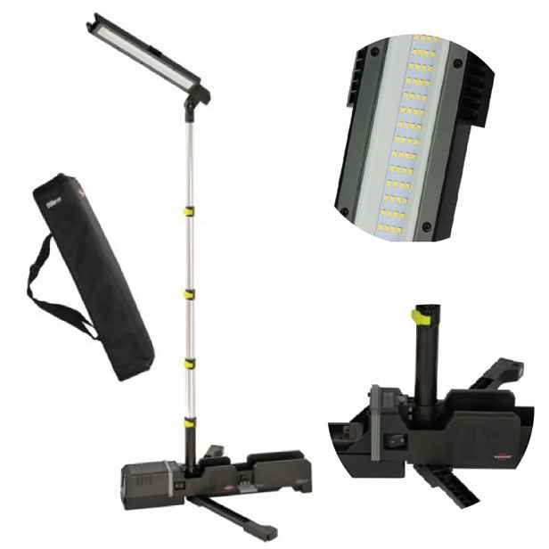 Brennenstuhl Stavební Lampa Aku 18V pro Milwaukee Makita Dewalt Bosch Flex