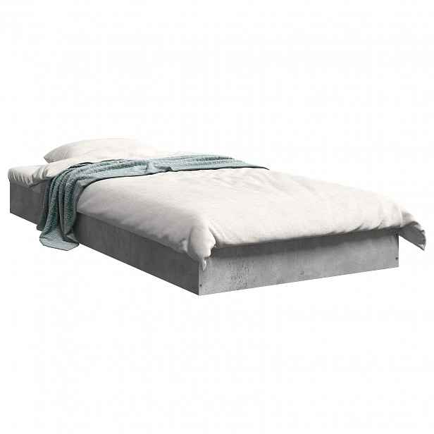 vidaXL Postel na podlaze Betonově šedá 80 x 200 cm Kompozitní dřevo