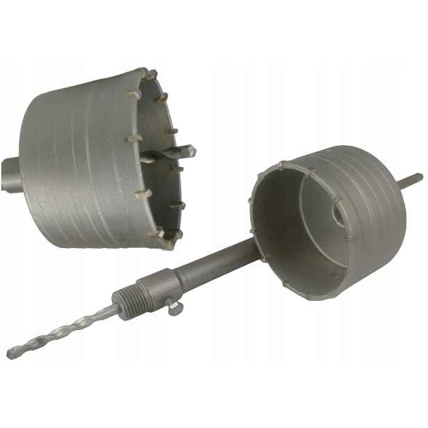 Korunkový Vrták Na Zdivo Betonu Sds Plus Korunka 130 mm adaptér 350 sada 2v1