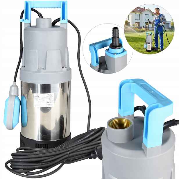 Ponorné Čerpadlo Pro Čistou Vodu V Zahradě 100 L/min, Automatická Studna, Plovák
