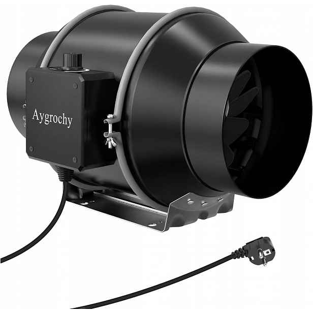 Potrubní Ventilátor Kanálový Odtah Aygrochy Cirkulace Vzduchu 150 MM Pro