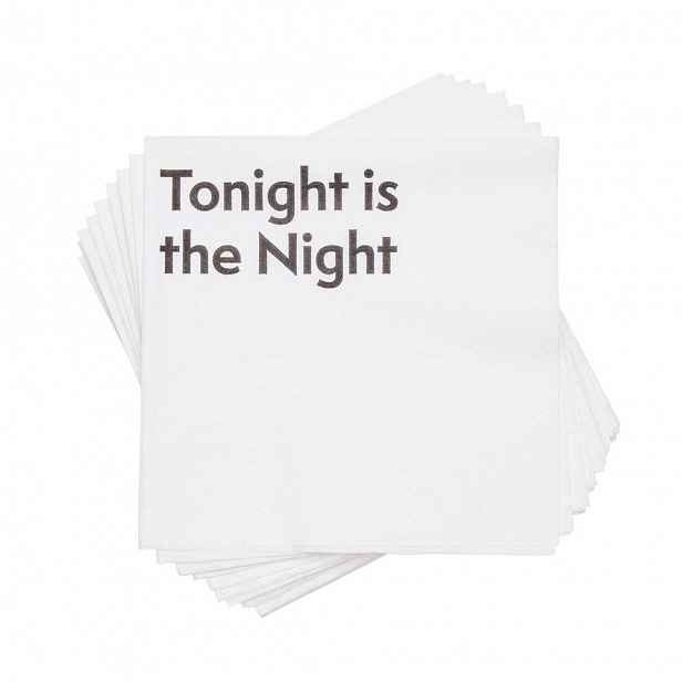 Butlers APRES Papírové ubrousky "Tonight" 20 ks