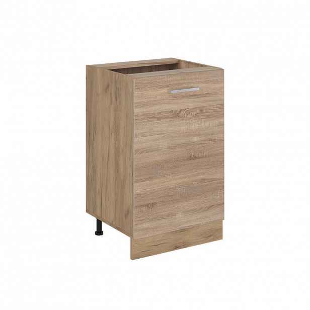 Vicco SPODNÍ SKŘÍŇKA KUCHYŇSKÉ LINKY R-Line, Sonoma/Zlatý mocný dub, 50 cm bez pracovní desky