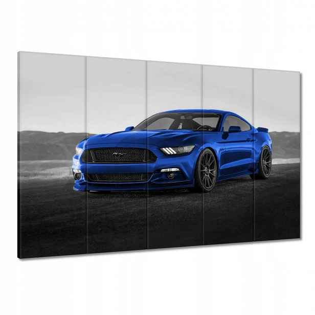 Obrazy 100x70 Modrý Ford Mustang