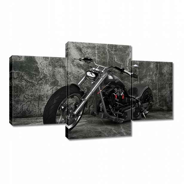Nástěnné hodiny 100x60 Americký chopper