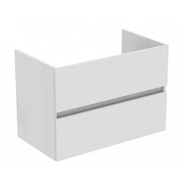 Ideal Standard Eurovit+ - Umyvadlová skříňka, 55x80x44 cm, 2 zásuvky, lesklá bílá R0263WG