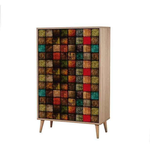 Skříňka Mega Sonoma Oak Cubes