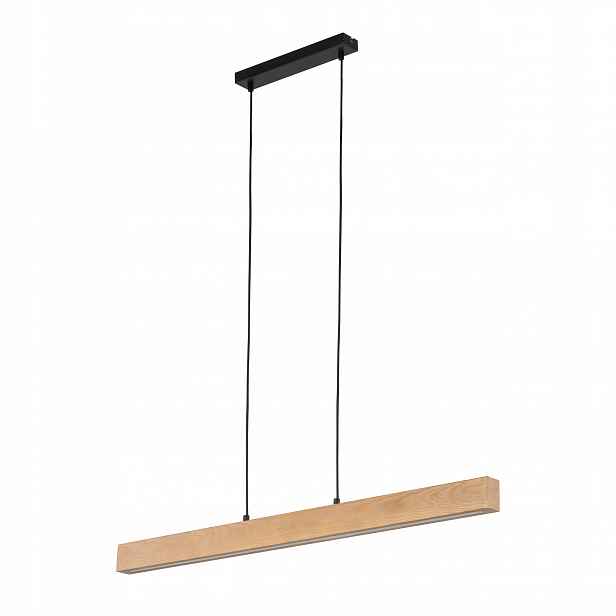 Závěsná lampa Teo černá borovice 1xLED 36 W 3000K Stropní Osvětlení IP20