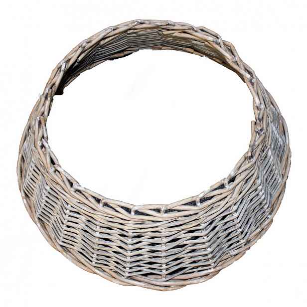 Proutěný obal na stojan vánočního stromečku hnědá, 60 x 42 x 26 cm