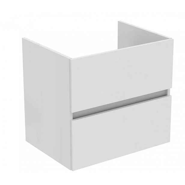 Ideal Standard Eurovit+ - Umyvadlová skříňka, 55x60x44 cm, 2 zásuvky, lesklá bílá R0259WG