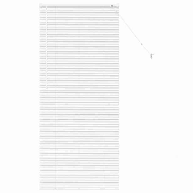 vidaXL Venet školní žaluzie Bílá 175 x 75 cm 25 mm Hliník