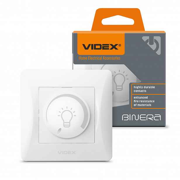 Videx Led otočný stmívač 200 W bílý Binera VF-BNDML200-W