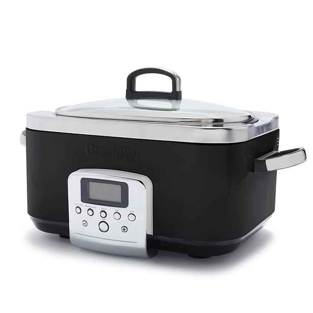 GreenPan Elektrický pomalý hrnec s keramickým nepřilnavým povrchem, 6 l, černá CC005311-001