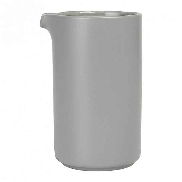 Šedý keramický džbánek Blomus Pilar, 500 ml
