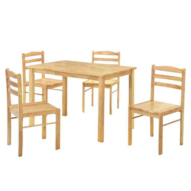 Tempo Kondela Jídelní set LOAK 1+4, přírodní