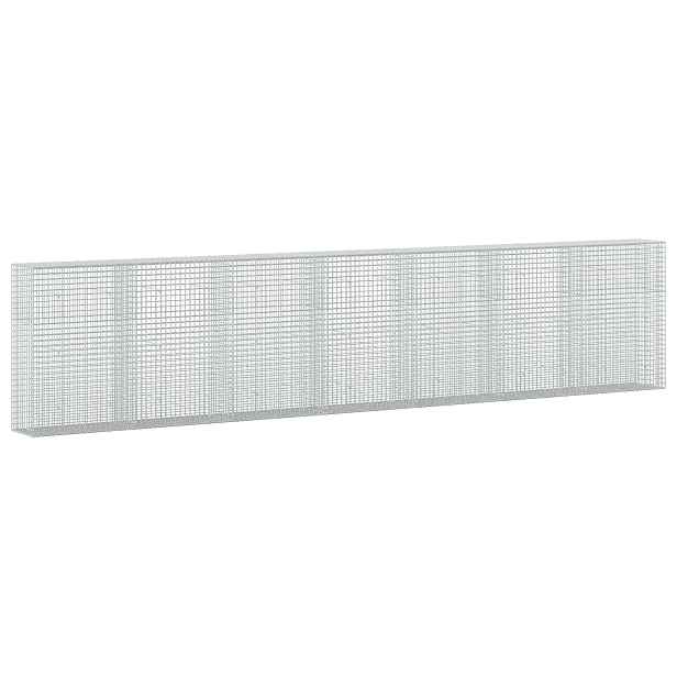 vidaXL Gabion s drátem 3,5 mm a síťkou 5x5 cm 700x50x150 cm