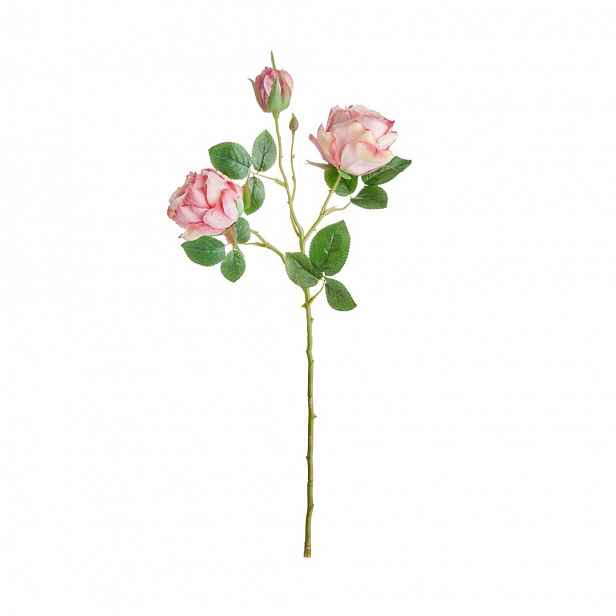Butlers FLORISTA Růže větvička - sv.růžová