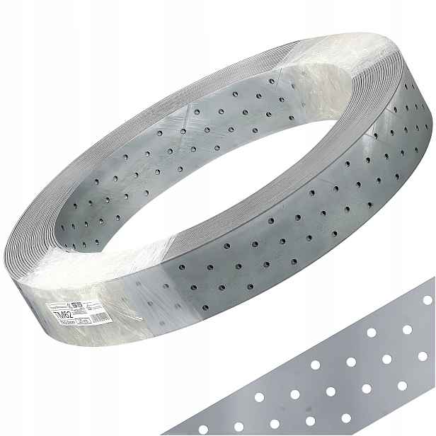 Koncentrovaná perforovaná páska 60 x 2 mm x 25 m ocelová TM62