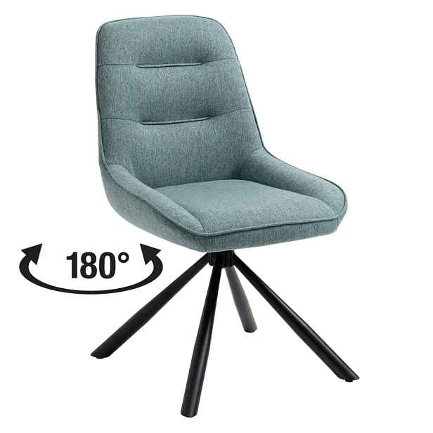 Idea Otočná jídelní židle KANAD světle modrá