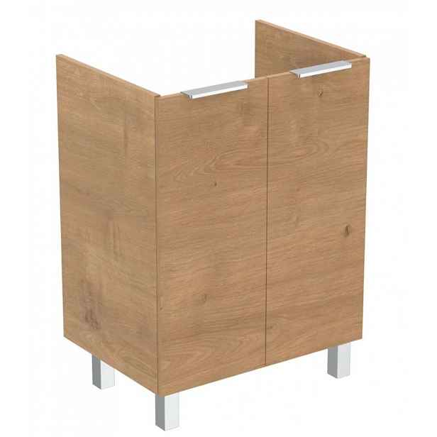 Ideal Standard Eurovit+ - Umyvadlová skříňka, 84x60x44 cm, 2 dvířka, panty L/P, dub R0258Y8