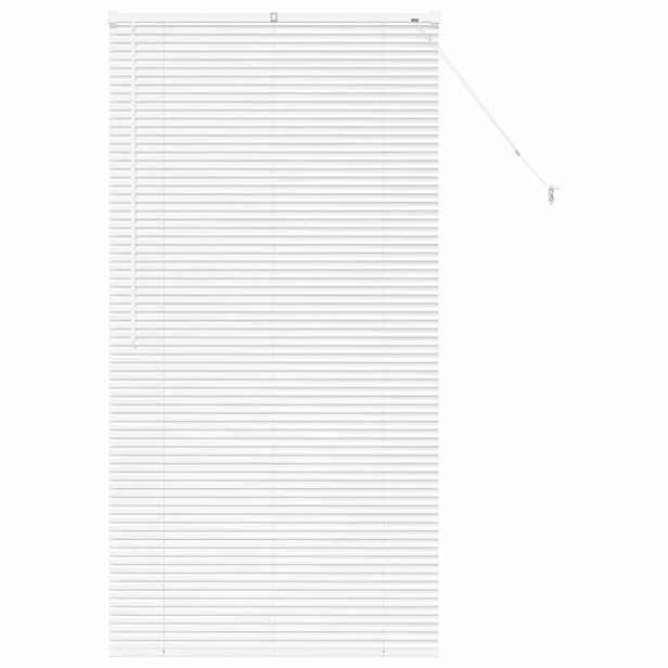 vidaXL Venet školní žaluzie Bílá 175 x 85 cm 25 mm Hliník