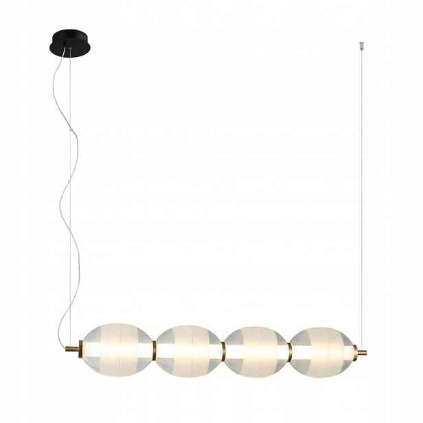 Závěsná Led lampa Bílá 1600lm Čistý lesk Drát Ocel Rinot Italux