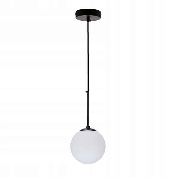 Závěsné svítidlo Candellux Pompei, koule, bílo-černá, E27, 40W