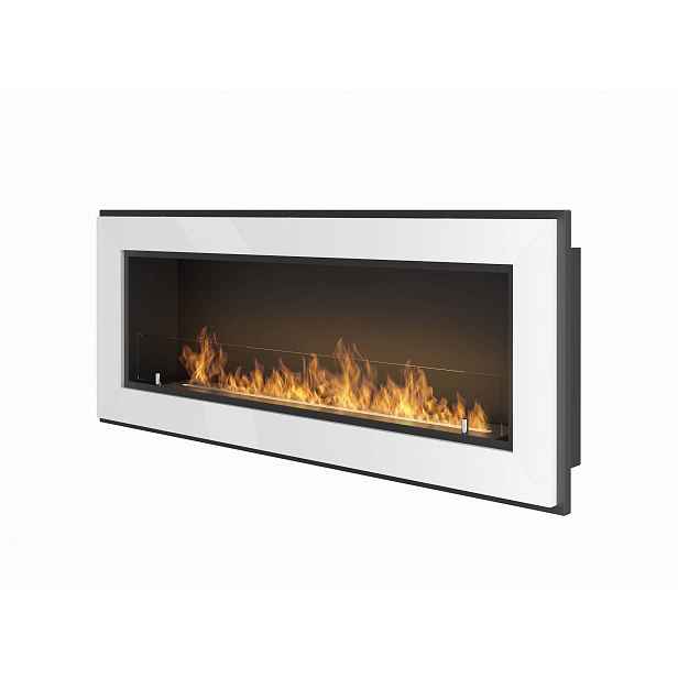 Závěsný Biokrb Frame 1200 Bílý Se Sklem Infire Biokrb Bílý Infire