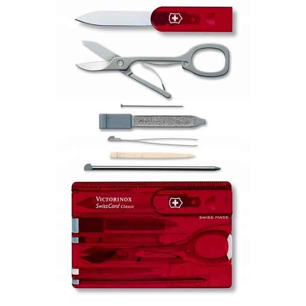 Swiss Card Transparentní černá Victorinox