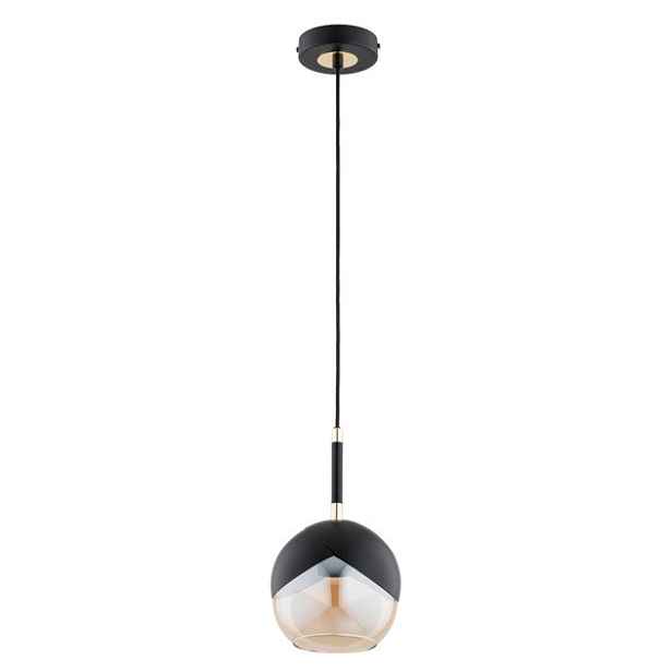 Alfa Prada Závěsná lampa Minimalistická Černá/Zlatá 1xE27 15W