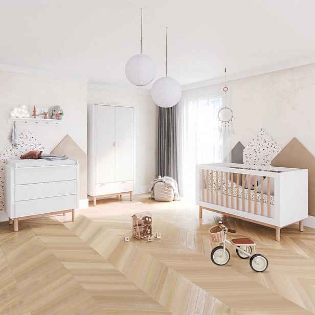 Petits-meubles POKOJ PRO MIMINKO 3DÍLNÝ Miloo Bílá