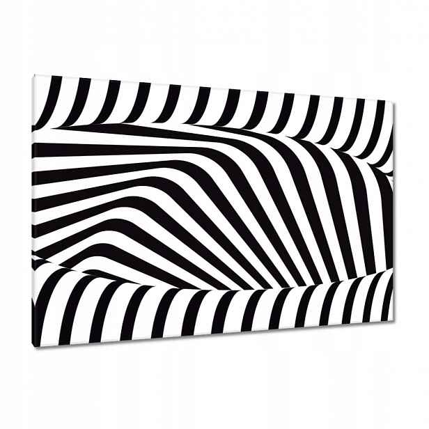 Obrazy 120x80 Abstrackja černobílá