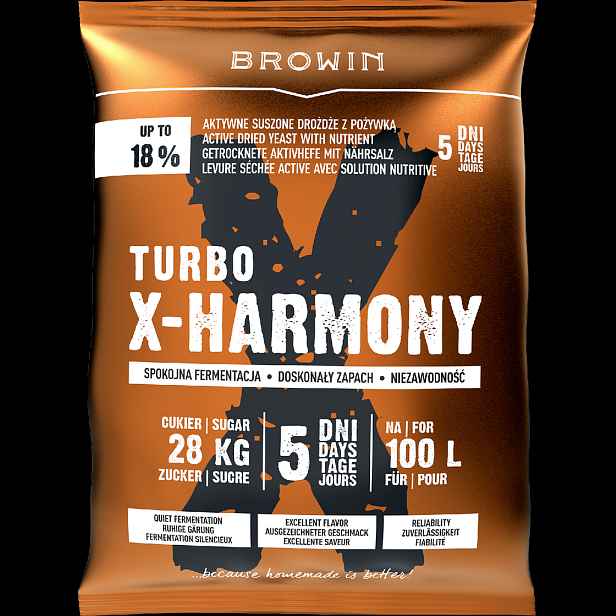 Browin Turbo X-Harmony 18% kvasnice, 100 l, 360 g