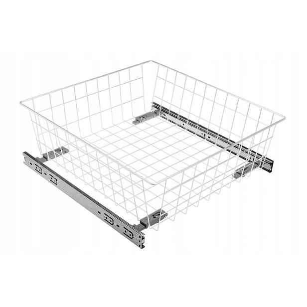 Šuplík Gtv Nastavitelná 500 L 485 MM H 200 MM Bílá Vodítka Hk