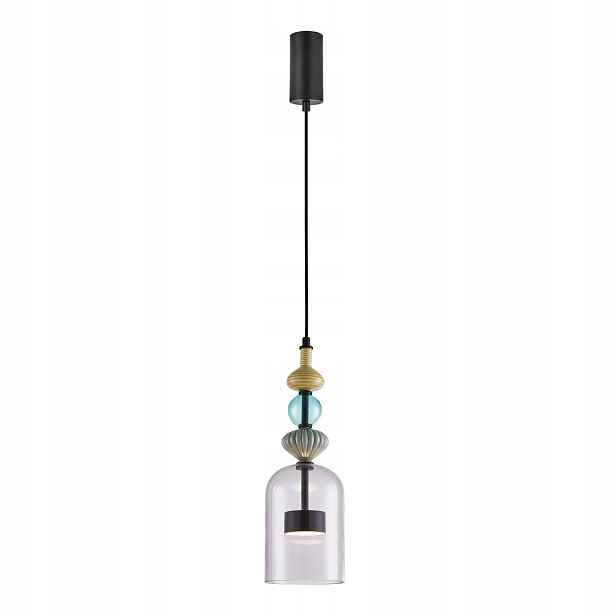 Závěsná lampa Arte 12W Led, průměr 13 cm, černá