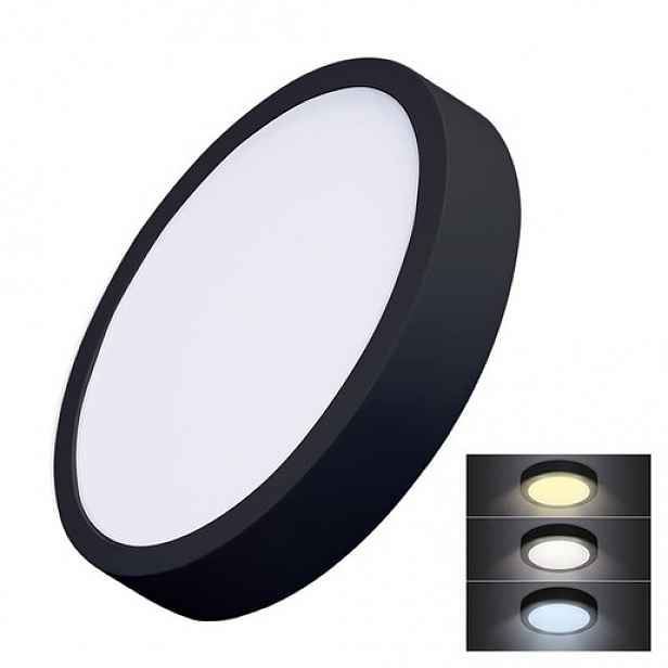 LED světelný panel Solight černá WD174-B