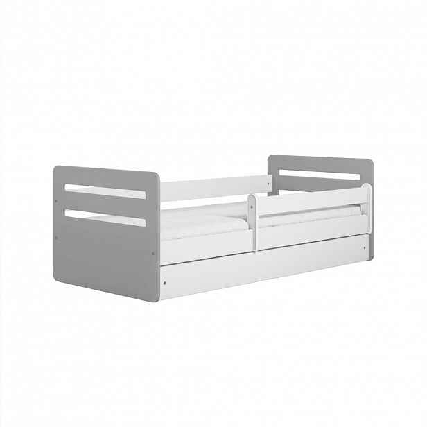 RAUMHIRSCH FURNITURE DĚTSKÁ POSTEL Tomi MIX se zásuvkou bez matrace šedá 90/65/184