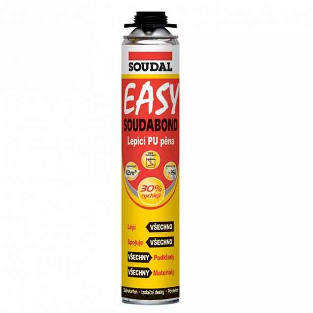 Soudal lepicí PU pěna Soudabond EASY pistolová 750 ml
