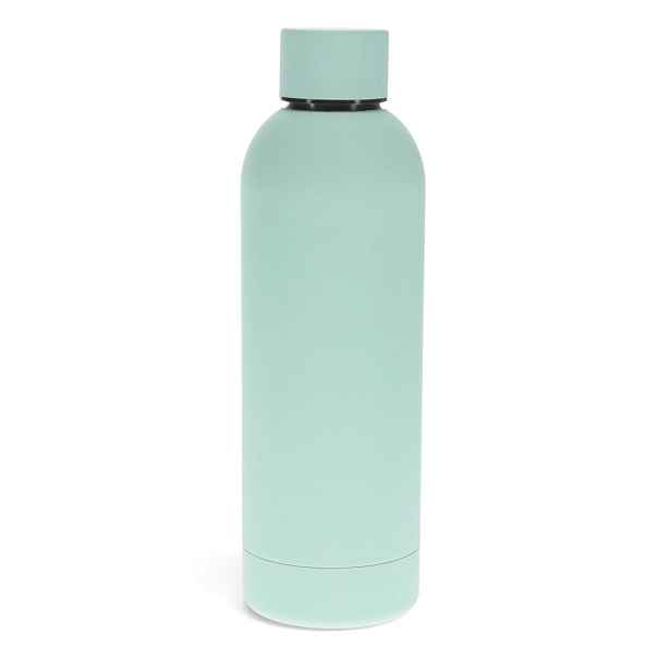 Světle modrá cestovní nerezová lahev 500 ml – Rex London