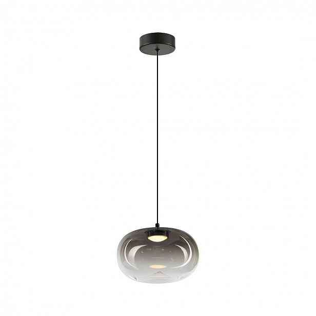 Závěsná lampa Milagro Vaso 1 Smoked ML1397 Led 4W 3000K Černá Skleněná 18 cm