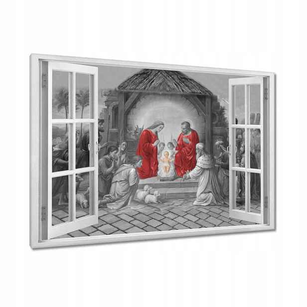 Obrazy 120x80 Svatá rodina červená