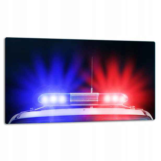 7v1 Skleněná Deska Na Krájení 52x30 Policie
