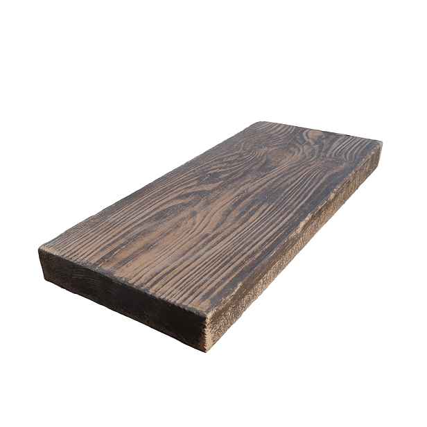 Dlažba betonová Presbeton BARK 10 reliéfní prkno hnědá/černá 250×595×50 mm
