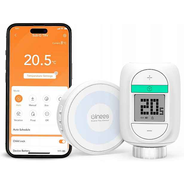 Sada inteligentního radiátorového termostatu koncentrátor termostat Wlan