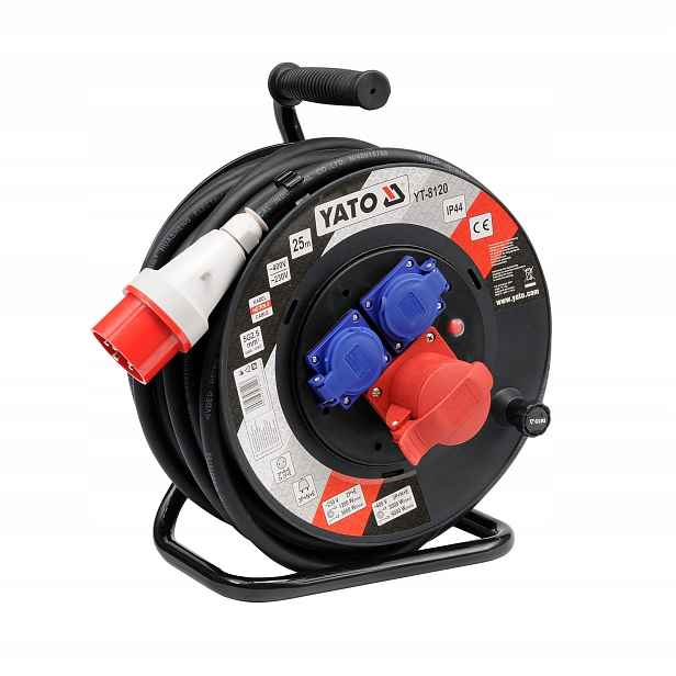 Yato prodlužovací kabel s kapacitou 25 m 3G 2,5 mm YT-8120