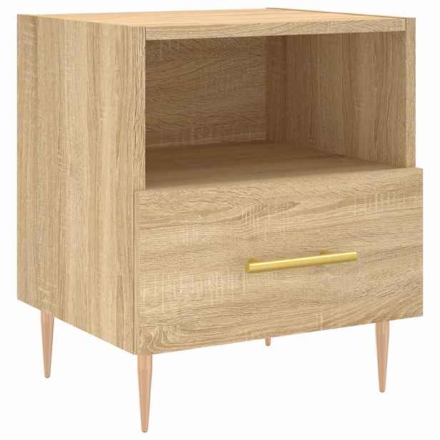 vidaXL Noční stolek dub sonoma 40 x 35 x 47,5 cm kompozitní dřevo