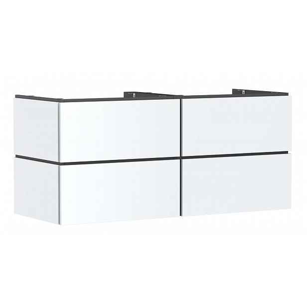 Hansgrohe Xilesa E - Umyvadlová skříňka, 62x138x55 cm, 4 zásuvky, matná bílá 54306700