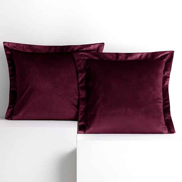 Restilo Sada 2 ks povlaků na polštáře AmeliaHome Velvet Side červená, velikost 45x45