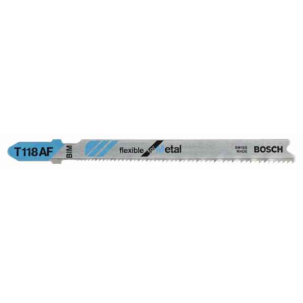 Plátek pilový Bosch T 118 AF Flexible for Metal 5 ks